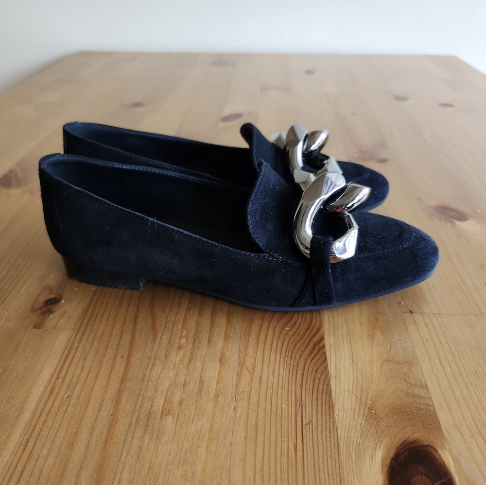 La CANADIENNE Suede Flats, Made In Italy, Sz.35
